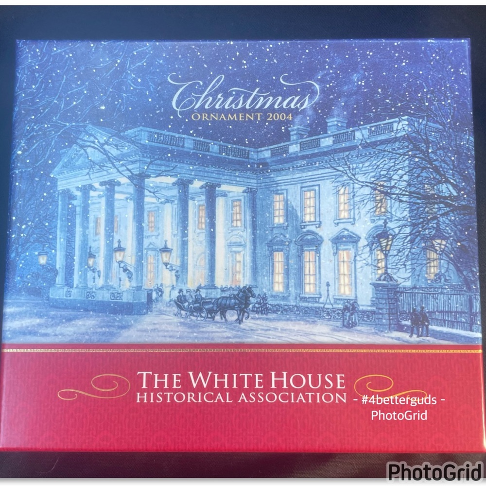 New 2004 White House Rutherford B Hayes Sleigh Historical Ornament Collection - Picture 2 of 12